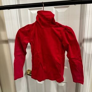 Jacadi Red Long Sleeve Tee Lightweight Casual for girls - size: 6 years